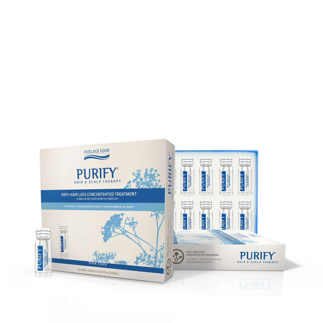 Natural Look Purify Anti-Dandruff Concentrated Vials 12x10ml