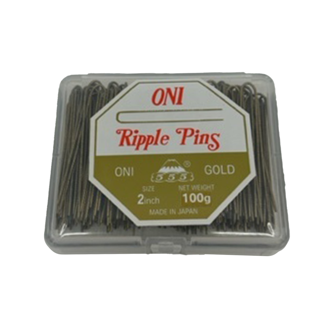 555 ONI Ripple Pins 2" (51mm) 100gms Gold