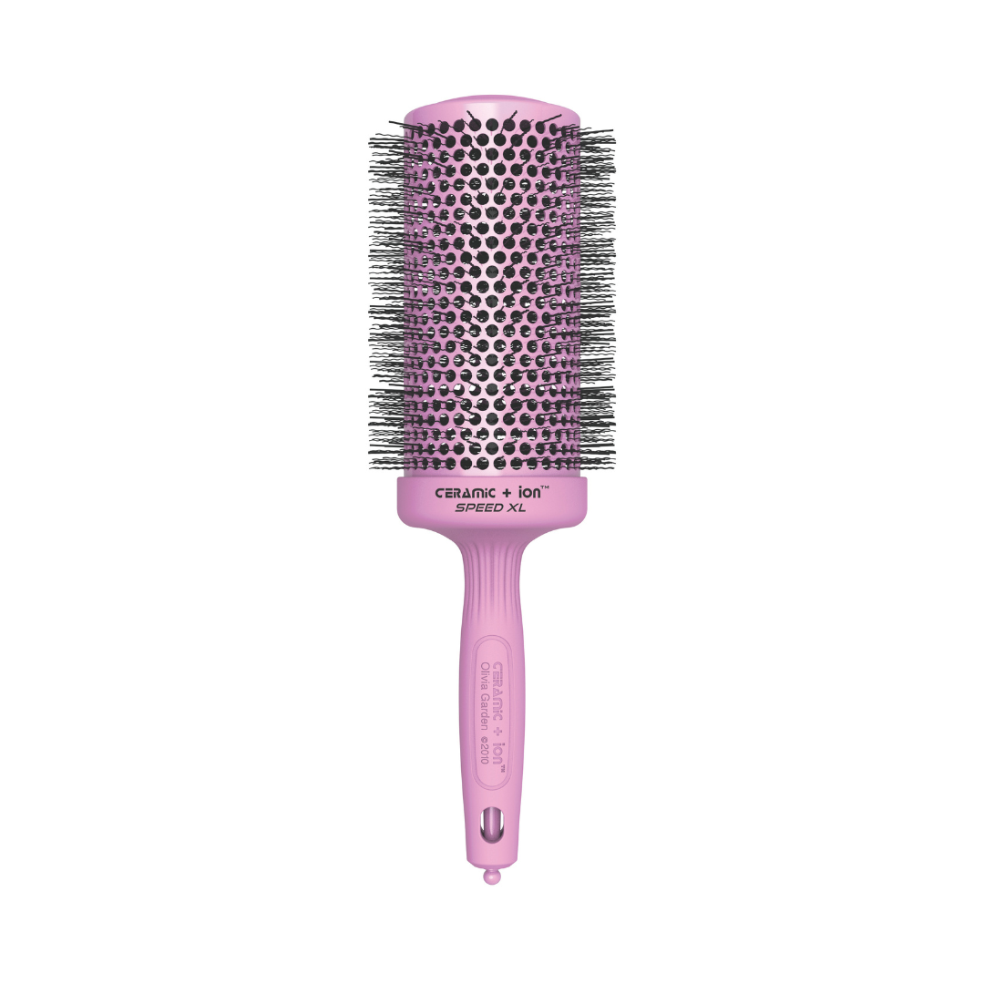 Olivia Garden Blossom Ceramic + Ion Speed XL Brush – Pink 65mm