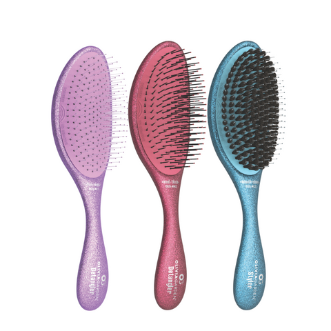 Olivia Garden Glitter Detangler Trio 