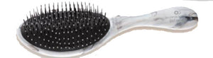 Olivia Garden Marble Detangler Medium-Thick Hair White