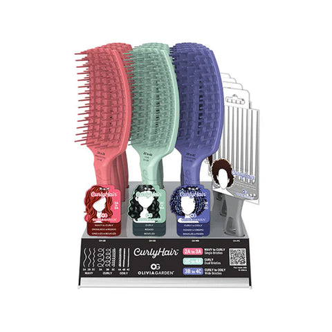 Olivia Garden Curly Hair Display (16 piece)