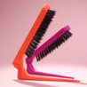 Olivia Garden Style-Up Neon Folding Teasing Brush - Pink