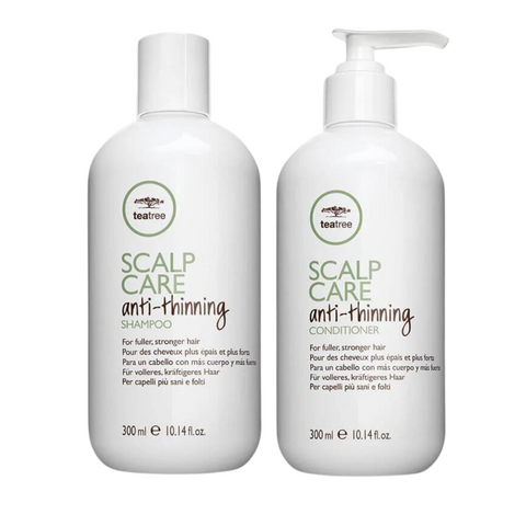 Paul Mitchell Tea Tree Scalp Care Anti-Thinning Shampoo & Conditioner 300ml Duo