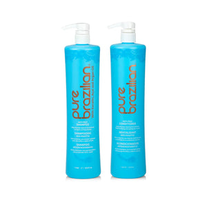 Pure Brazilian Anti - Frizz Shampoo & Conditioner 1 Litre Duo