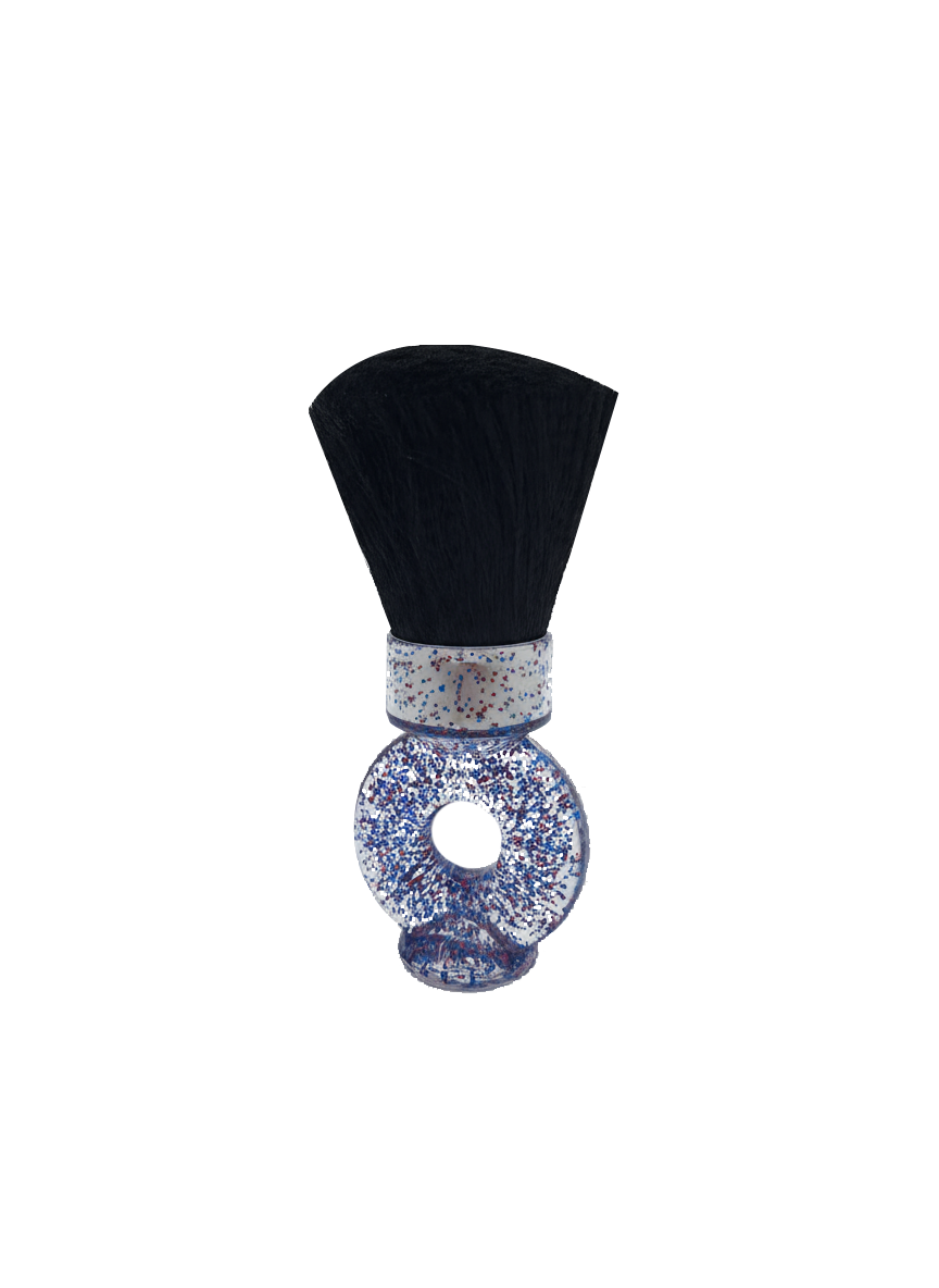 Santorini Crystal Glitter Neck Brush Assorted Colours