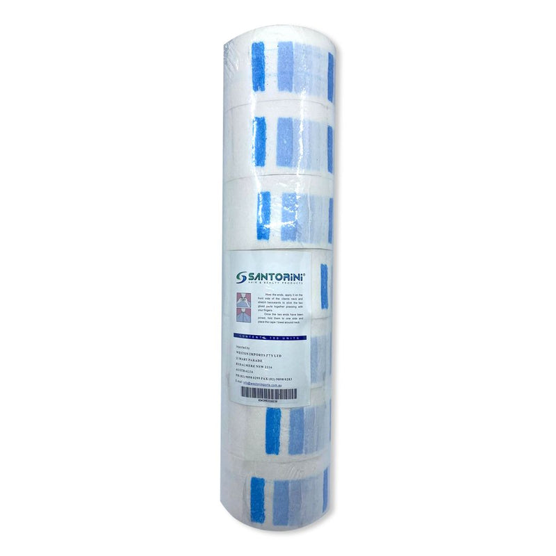 Santorini Adhesive Neck Rolls 7pack (100 Sheets)