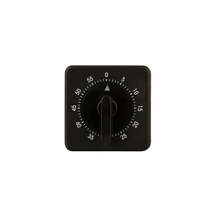 Santorini Mechanical Black Timer
