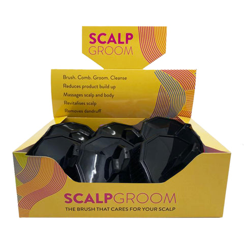 Scalp Groom Brush Black Box of 12