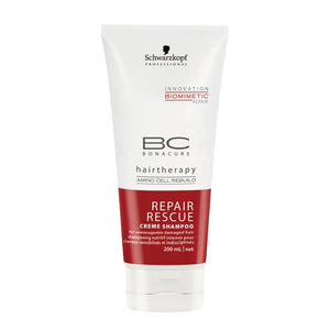 Schwarzkopf BC Bonacure Hairtherapy Repair Rescue Creme Shampoo 200ml