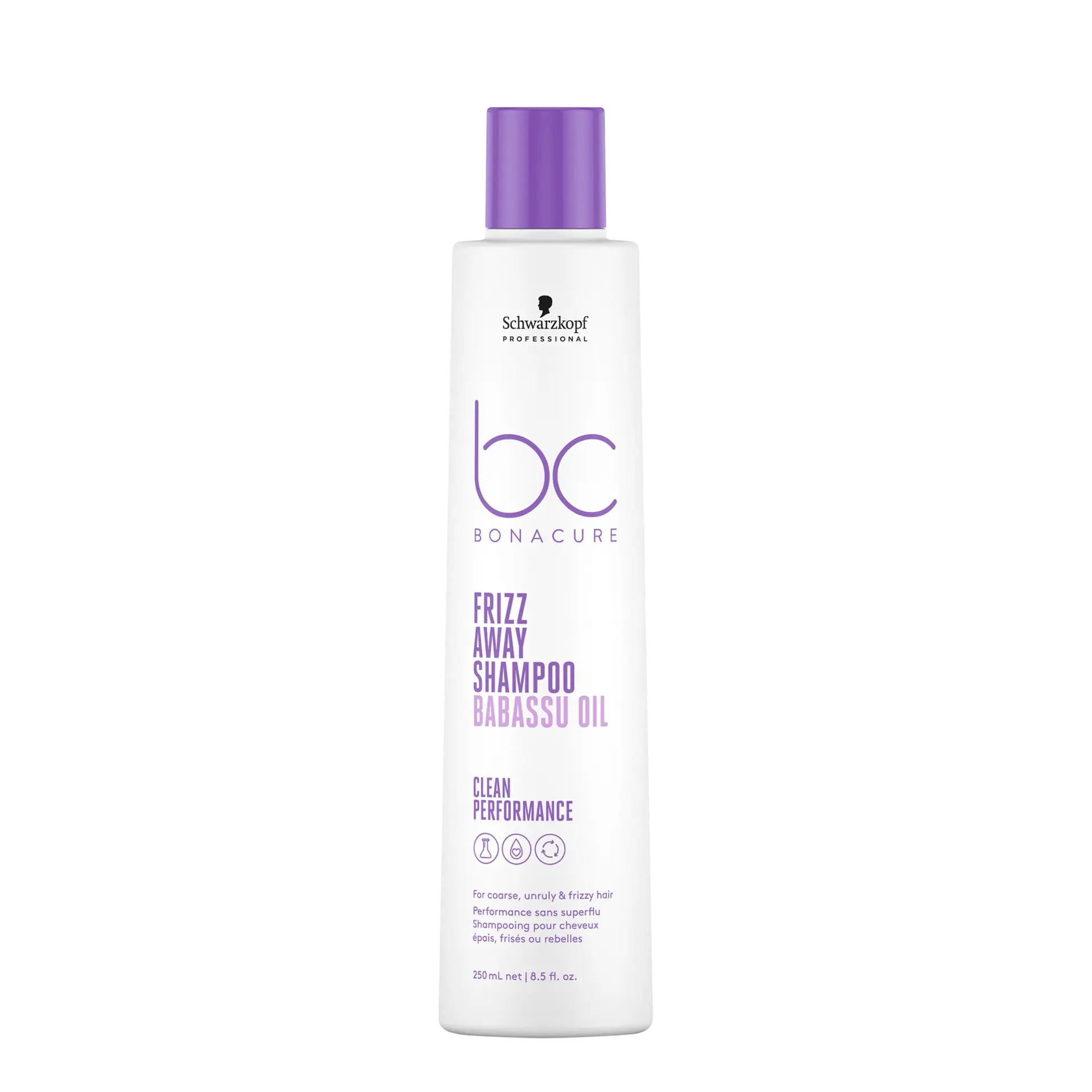 Schwarzkopf BC Clean Performance Frizz Away Shampoo 250ml