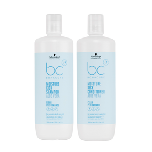Schwarzkopf Bonacure Moisture Kick Shampoo & Conditioner Aloe Vera 1 L   Beautopia Hair & Beauty