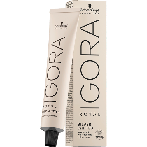 Schwarzkopf Igora Royal Silver White Permanent White Refining Colour Dove Grey 60ml