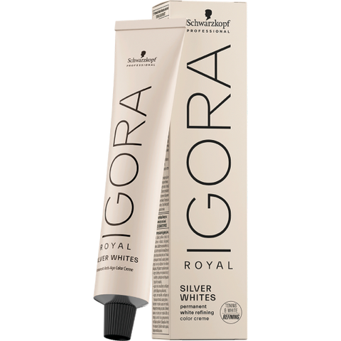 Schwarzkopf Igora Royal Silver White Permanent White Refining Colour Dove Grey 60ml