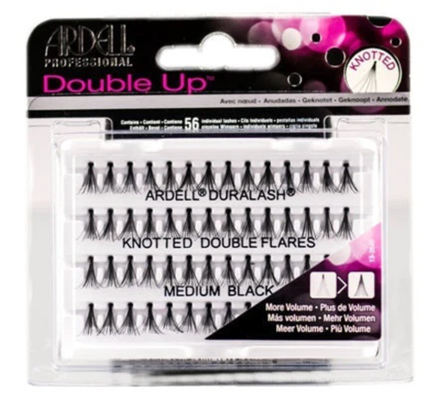 Ardell Duralash Double Up Knotted Flare Lashes Medium Black