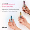 Seche FX Diamond Effect Top Coat Blue 14ml