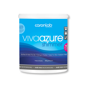 Caronlab Hard Wax Viva Azure Shimmer 800g