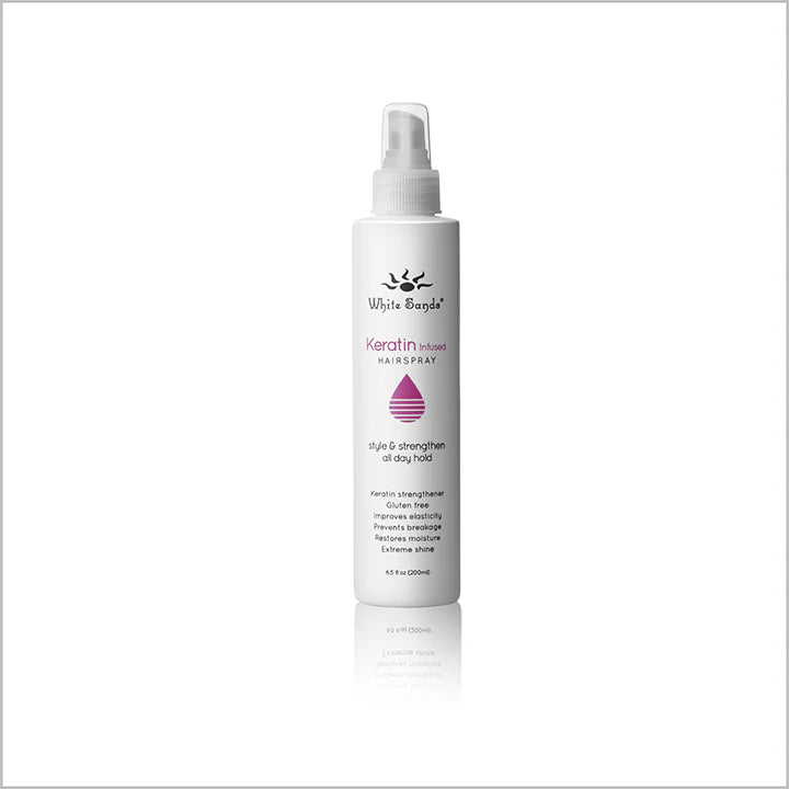 White Sands Keratin Infused Hairspray 200ml