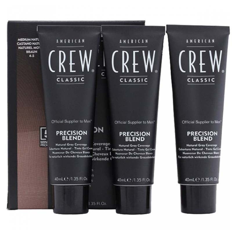 American Crew Precision Blend Medium Natural (4-5) 3x40ml