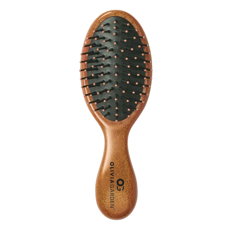 Olivia Garden Holiday Glam 2026 Mini Detangler Brush Rose Gold