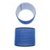Santorini Velcro Rollers 78mm Blue 6 Pack