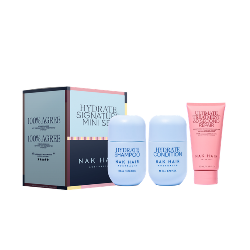 NAK Signature Hydrate Mini Travel Trio Pack 2026