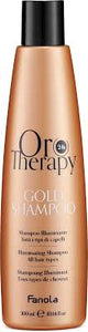 Fanola Orotherapy Gold Illuminating Shampoo Keratin and Argan 300ml