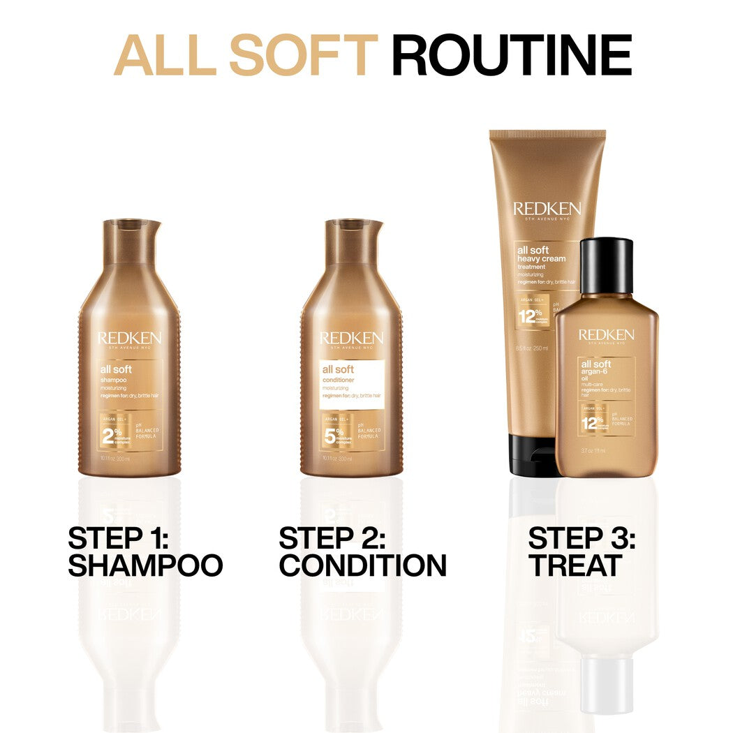 Redken All Soft Shampoo, Conditioner & Mask Trio