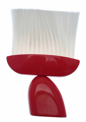 Neck Brush Funky Handle Red