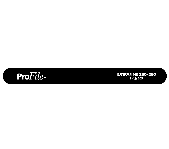 ProFile Board File - Black Fine - Extra Fine 280/280 - Beautopia Hair & Beauty