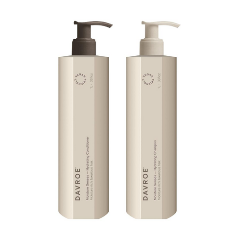 Davroe Moisture Senses Hydrating Shampoo & Conditioner 1 Litre - Beautopia Hair & Beauty