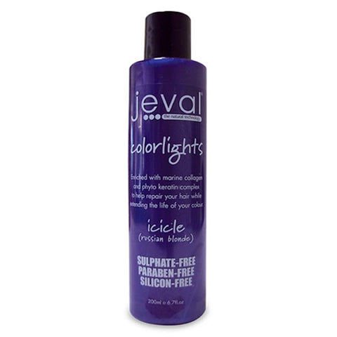 Jeval Colorlights Shampoo Icicle 200ml - Beautopia Hair & Beauty
