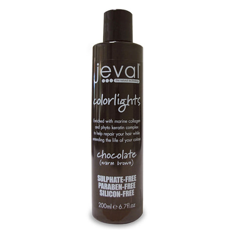 Jeval Colorlights Shampoo Chocolate 200ml - Beautopia Hair & Beauty