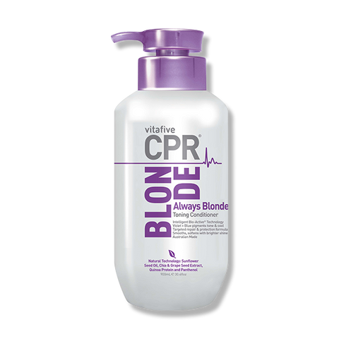 CPR Vitafive Always Blonde Violet + Blue Conditioner 900ml - Beautopia Hair & Beauty