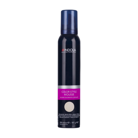 Indola Profession Colour Style Mousse 200ml Pearl Beige - Beautopia Hair & Beauty