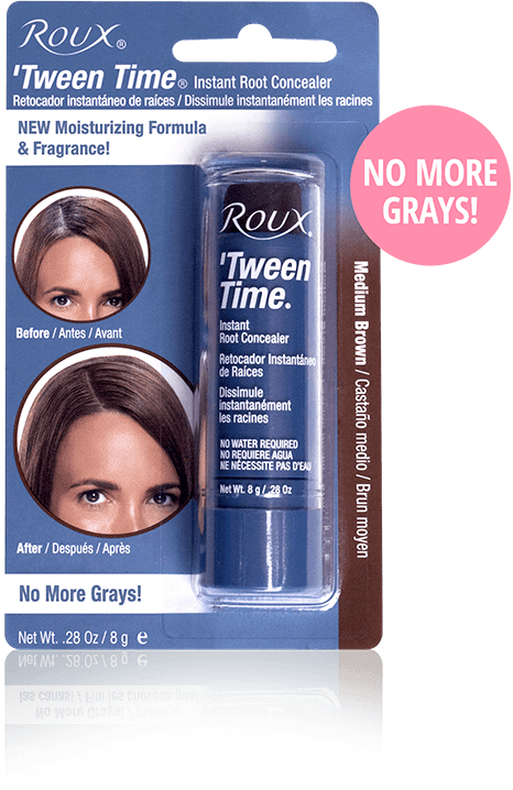 Roux Tween Time Touch Up Hair Colour Crayons Medium Brown 10g - Beautopia Hair & Beauty
