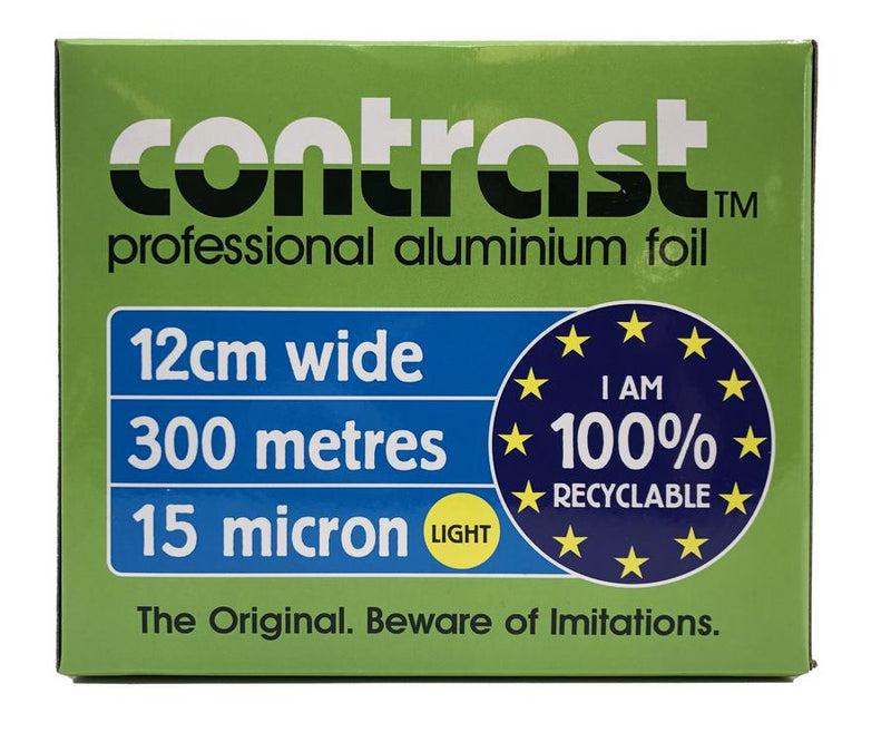 Contrast Professional Aluminium Foil - 15 Micron 300m - Beautopia Hair & Beauty