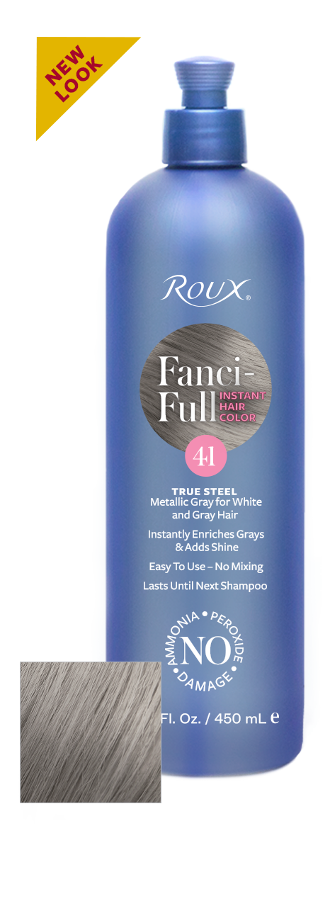 Roux Fancifull Professional Rinse #41 True Steel 450ml - Beautopia Hair & Beauty