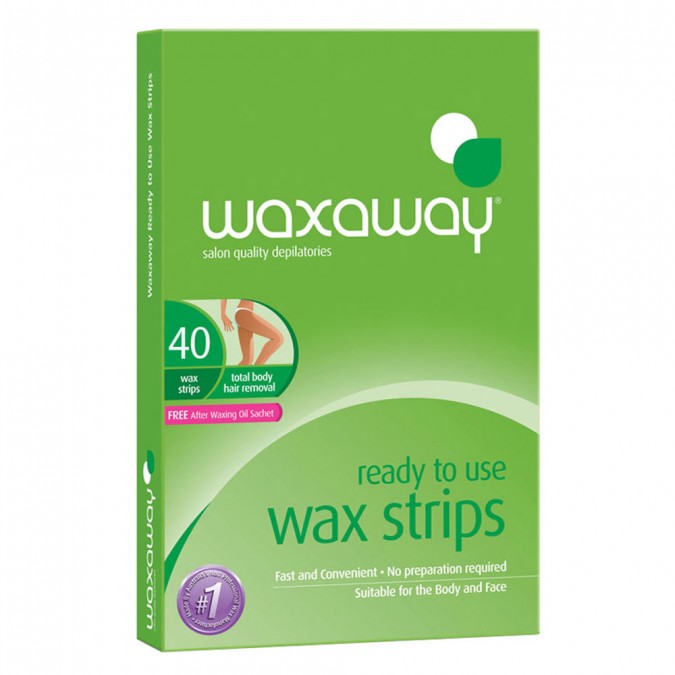 Waxaway Ready to Use Body Wax Strips Bulk 40pk - Beautopia Hair & Beauty