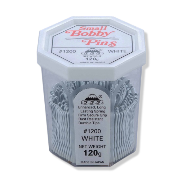 555 Bobby Pins No.1200 1.5" White - Beautopia Hair & Beauty