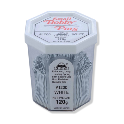 555 Bobby Pins No.1200 1.5" White - Beautopia Hair & Beauty