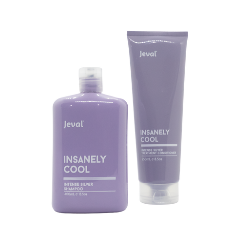 Jeval Insanely Cool Intense Silver Shampoo & Treatment Conditioner - Beautopia Hair & Beauty