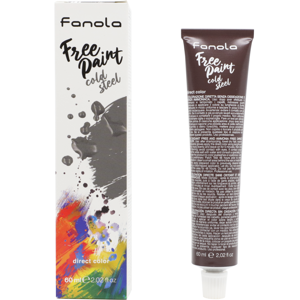 Fanola Free Paint Direct Colour Cold Steel 60ml