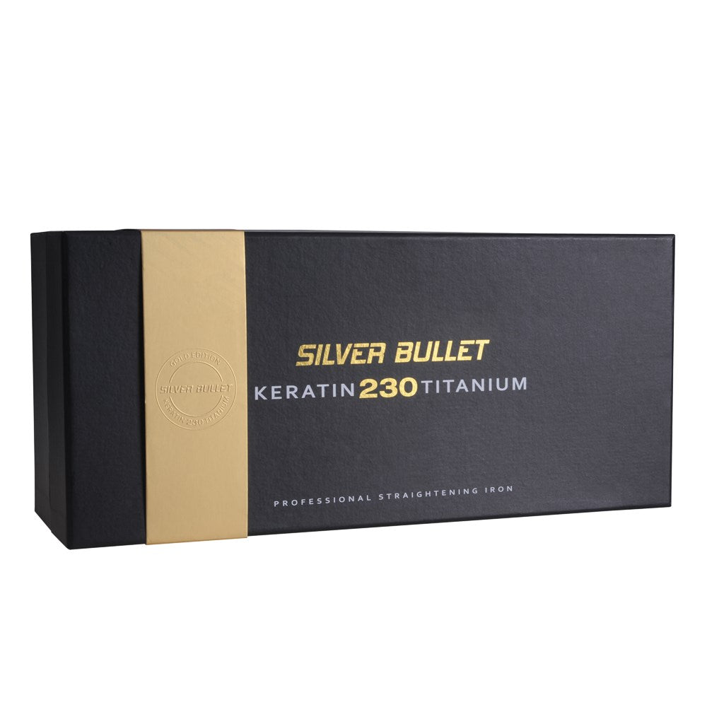 Silver Bullet Keratin 230 Gold Titanium Hair Straightener - 25mm - Beautopia Hair & Beauty