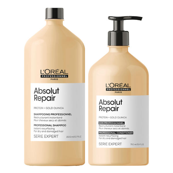 At søge tilflugt Ny mening periskop L'oreal Professionnel Absolut Repair Shampoo 1500ml & Conditioner 750m –  Beautopia Hair & Beauty