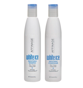 Affinage White Ice Smoothing Shampoo and Conditioner Duo 250ml - Beautopia Hair & Beauty