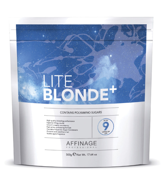 Affinage Lite Blonde+ Professional Hair Lightening Powder Bleach 500g - Beautopia Hair & Beauty