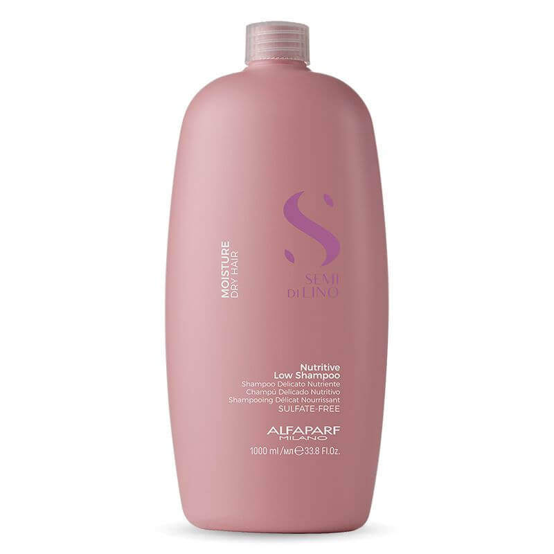Alfaparf Milano Semi Di Lino Moisture Nutritive Low Shampoo 1 Litre - Salon Style