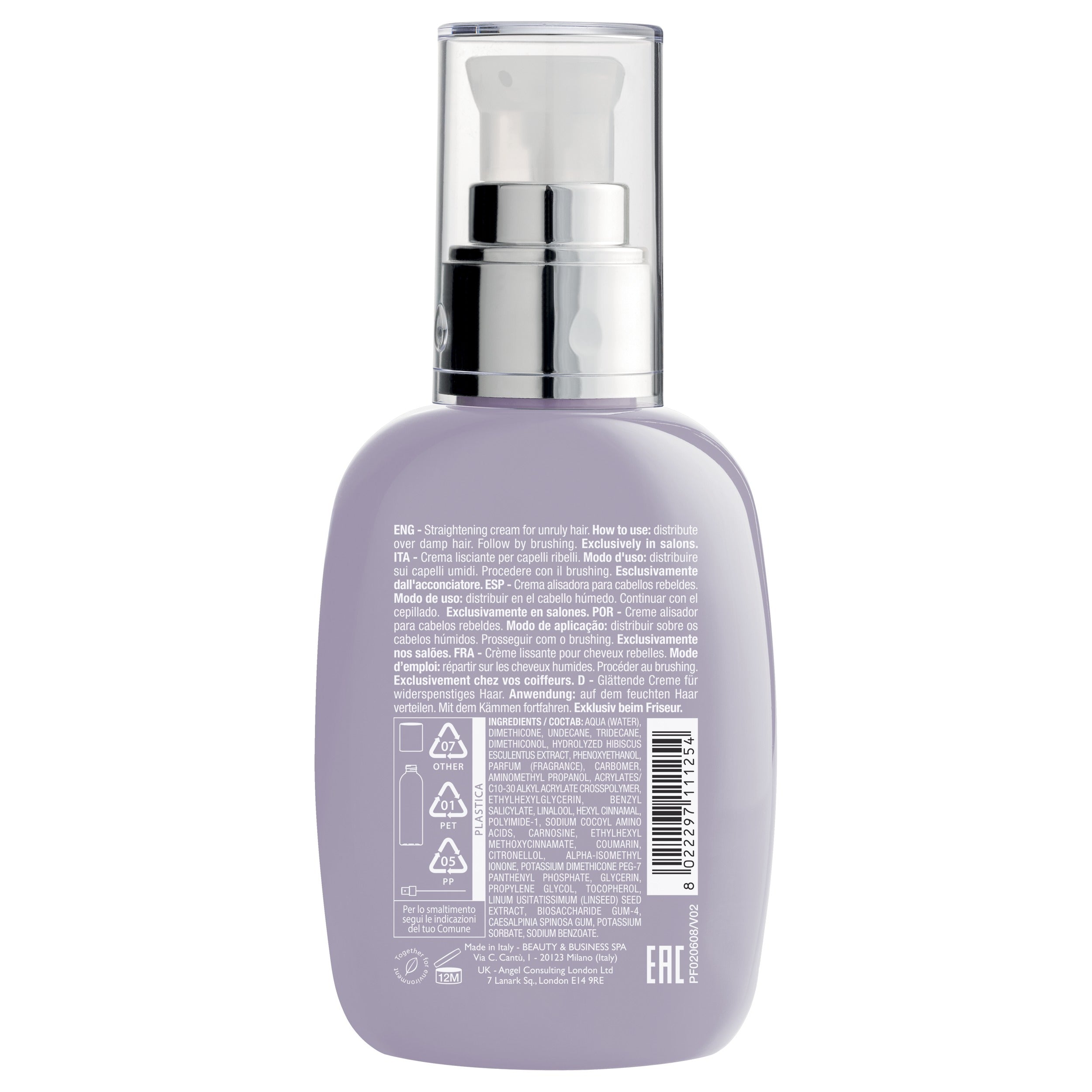 Alfaparf Milano Semi Di Lino Smooth Smoothing Cream 125ml - Salon Style