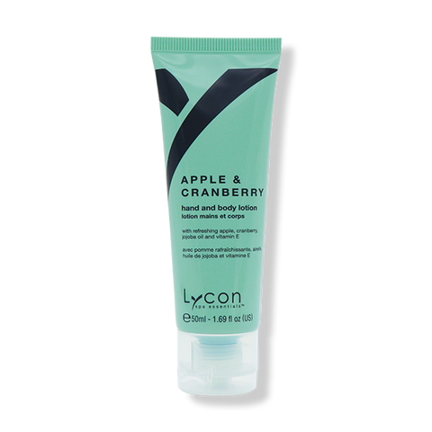 LYCON Hand & Body Lotion Apple & Cranberry - 50ml - Beautopia Hair & Beauty